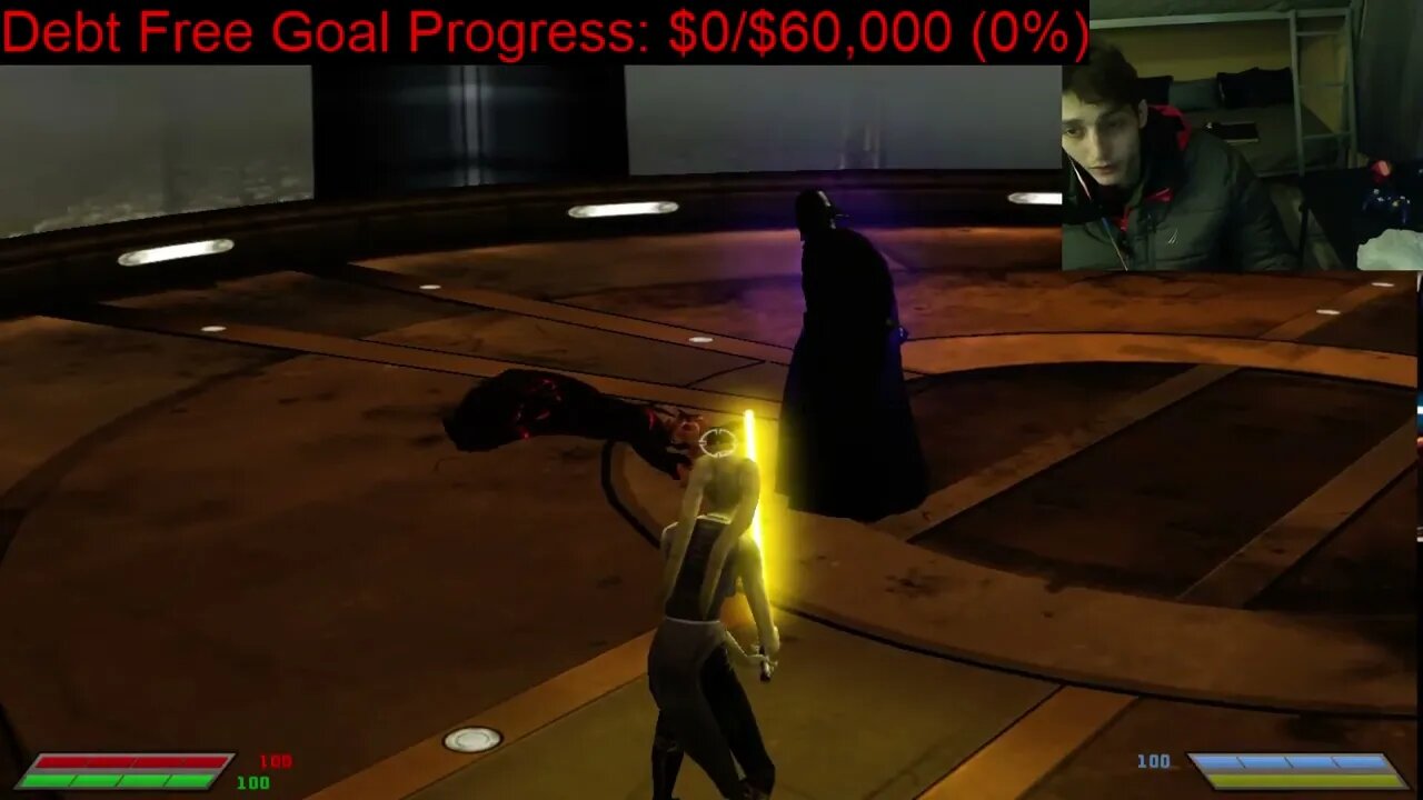 Darth Vader VS Plo Koon In A Battle With Live Commentary In Star Wars Jedi Knight Jedi Academy