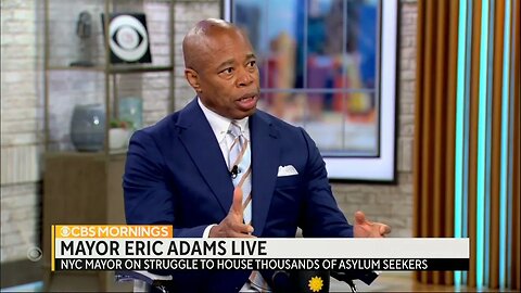 NYC Mayor Eric Adams On Biden Border Crisis: "Dam Finally Burst ... People Are Coming From All Over"