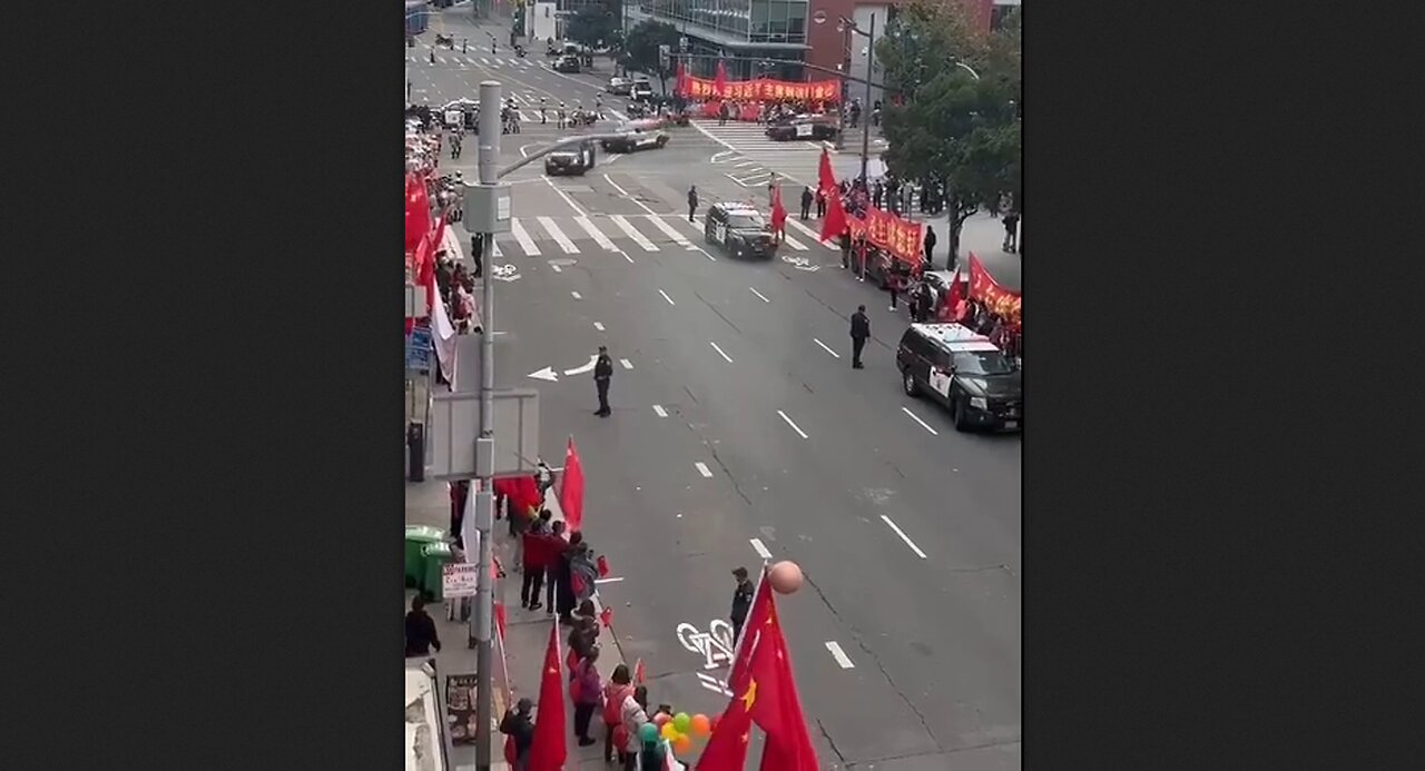 San Francisco For China's Xi Visit - Clean, No Homeless & Chinese Flags, Not One America Flag