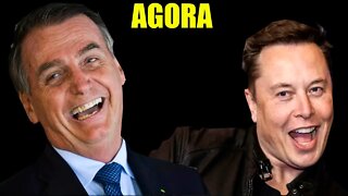 AGORA!! BOLSONARO TEM ENCONTRO ÉPICO COM ELON MUSK - #BolsoMusk