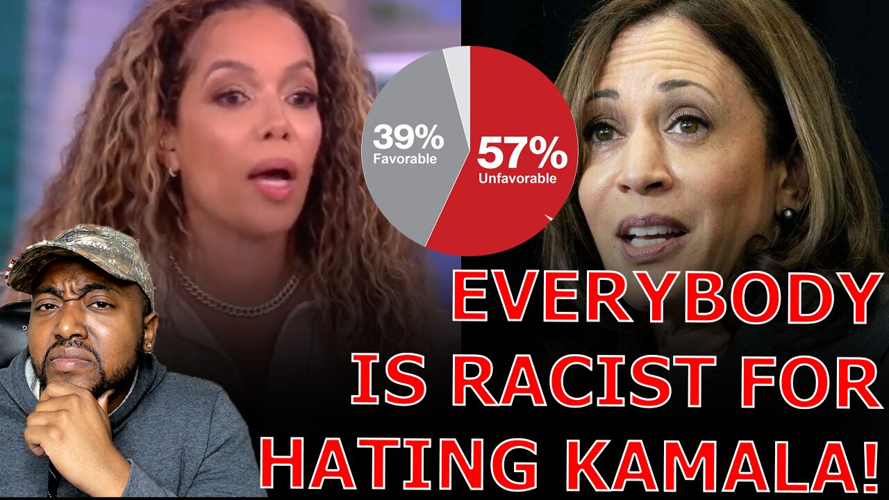 Sunny Hostin CONFRONTED With Kamala Harris Word Salad Speeches After Crying Racism Over Low Approval