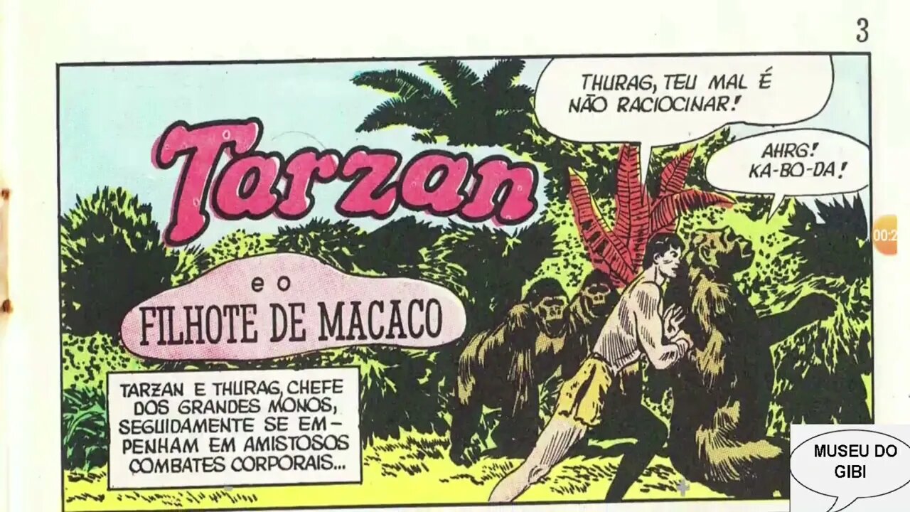 TARZAN FORMATINHO 10 O FILHOTE DE MACACO