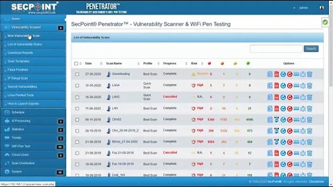 SecPoint Penetrator 48 Fast Start Vulnerability Scan