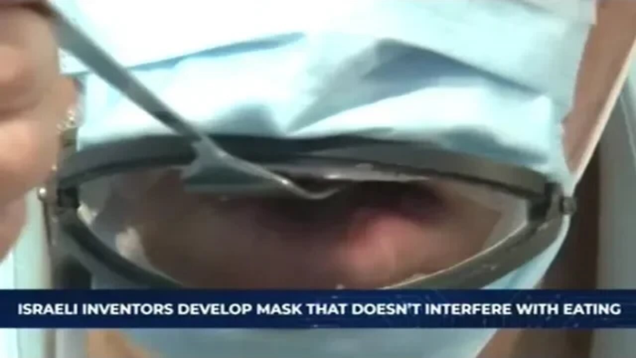 Israeli Inventors Create Mask You Can Wear While Eating!