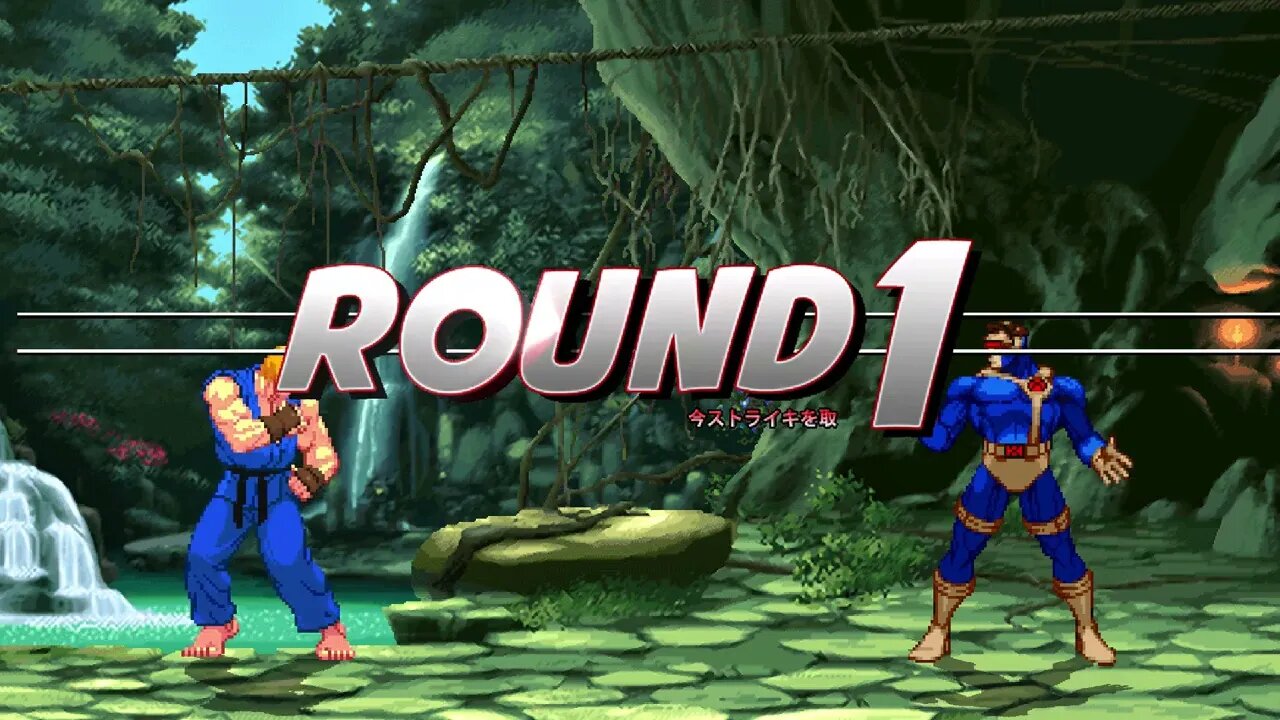 Street Fighter 4th Strike - Ken vs Cyclops