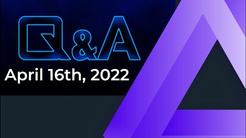 Q&A - Saturday, April 16th