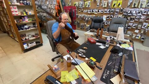 Just A Visit With Buck Working On A M1 Garand - It Works