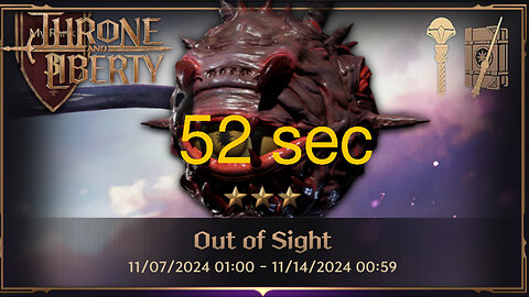 Throne and Liberty - Out of Sight 52 sec (Wand + Staff)