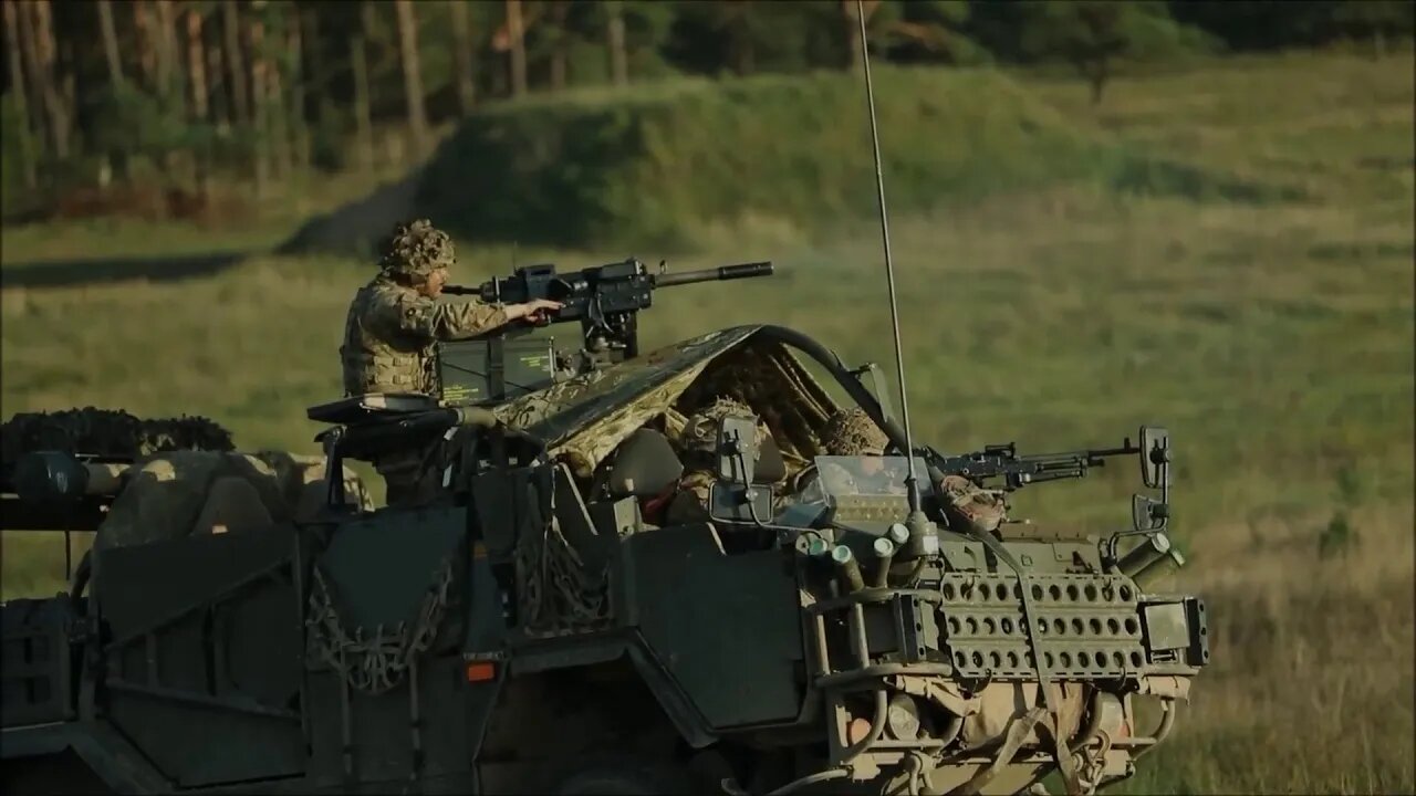 British Army's Poacher Troop Practices Reconnaissance Fire and Maneuver