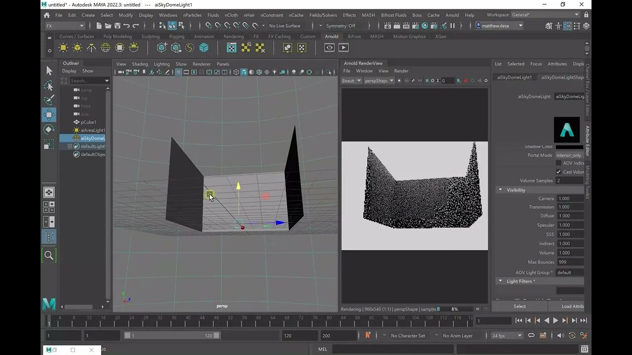 Backface Culling in Maya 2022