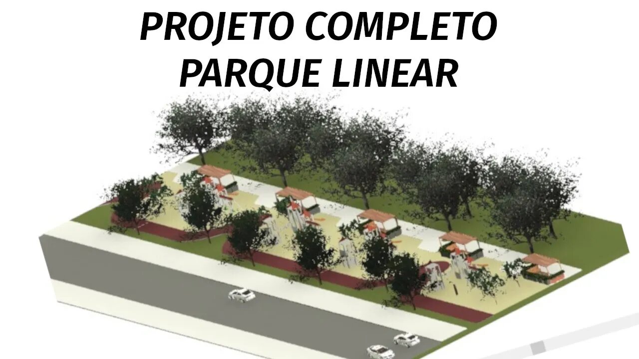 Parque linear calçamento e terreno Parte 2