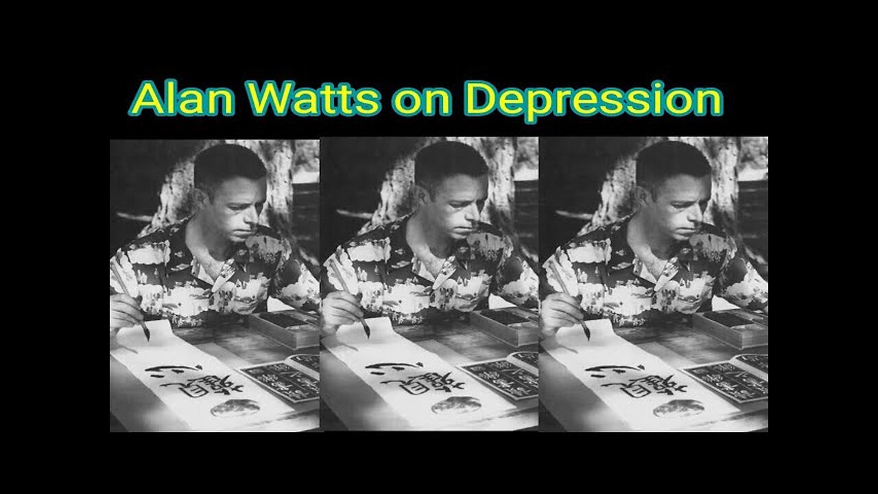 Alan Watts Goosebumps speech on Anxiety.