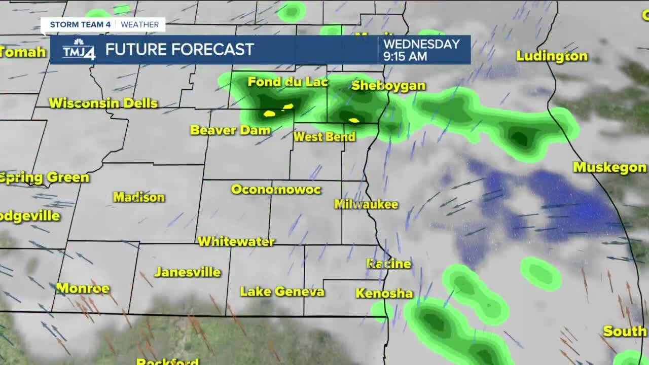 Cooler Wednesday with dry conditions