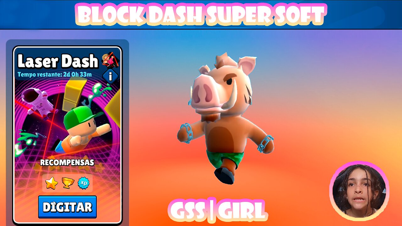 block dash com laser super soft!!!! 😨😡😠😤😖