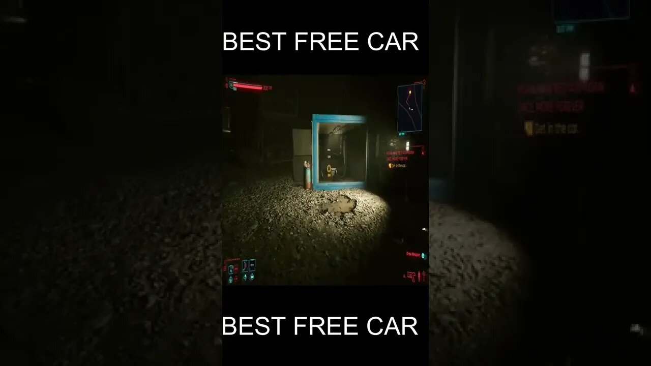 HOW TO GET THE BEST FREE CAR IN CYBERPUNK 2077 #SHORTS