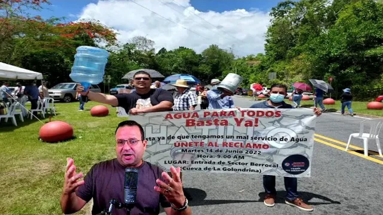 “La crudita” Hartos en Hatillo y Camuy por la falta de agua, Enmendar ley de bolsas reusables.