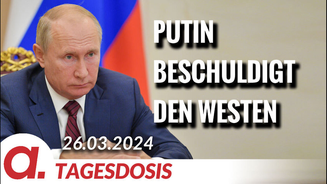 Putin beschuldigt den Westen, hinter dem Terroranschlag zu stecken | Von Thomas Röper