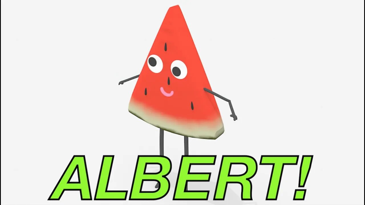 Happy Birthday ALBERT! - WATERMELON Birthday Song
