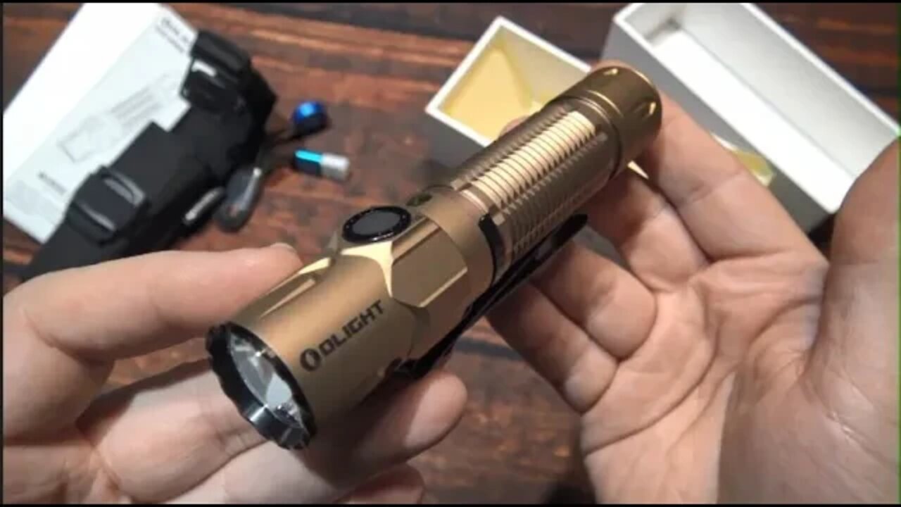 Olight Warrior 3 S Ti Flashlight Kit Review!