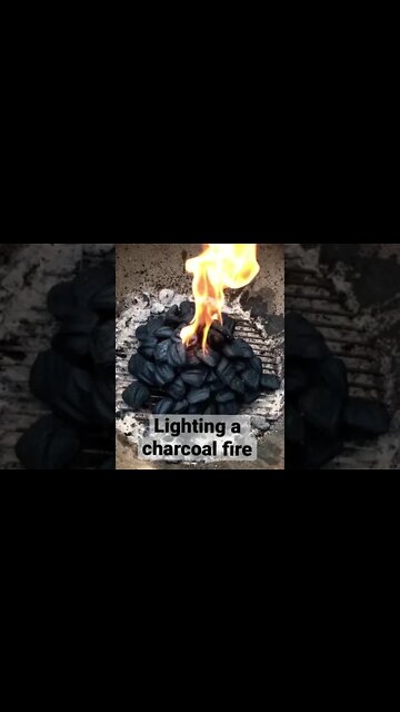 Lighting A Charcoal Fire PT 1