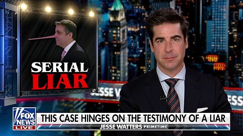 Jesse Watters: Michael Cohen Wants His Client Sent To Jail For Following His Advice