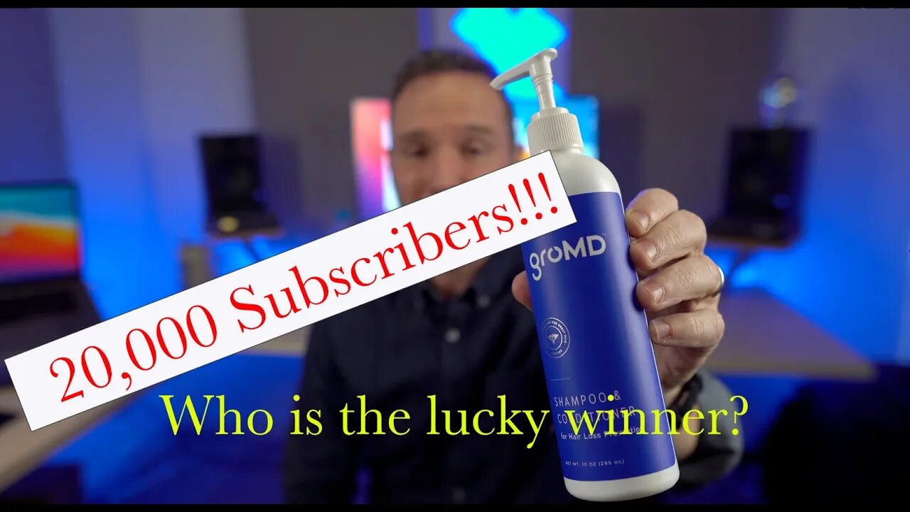 I've Reached 20,000 Subs! Who Won A Year Supply of groMD???