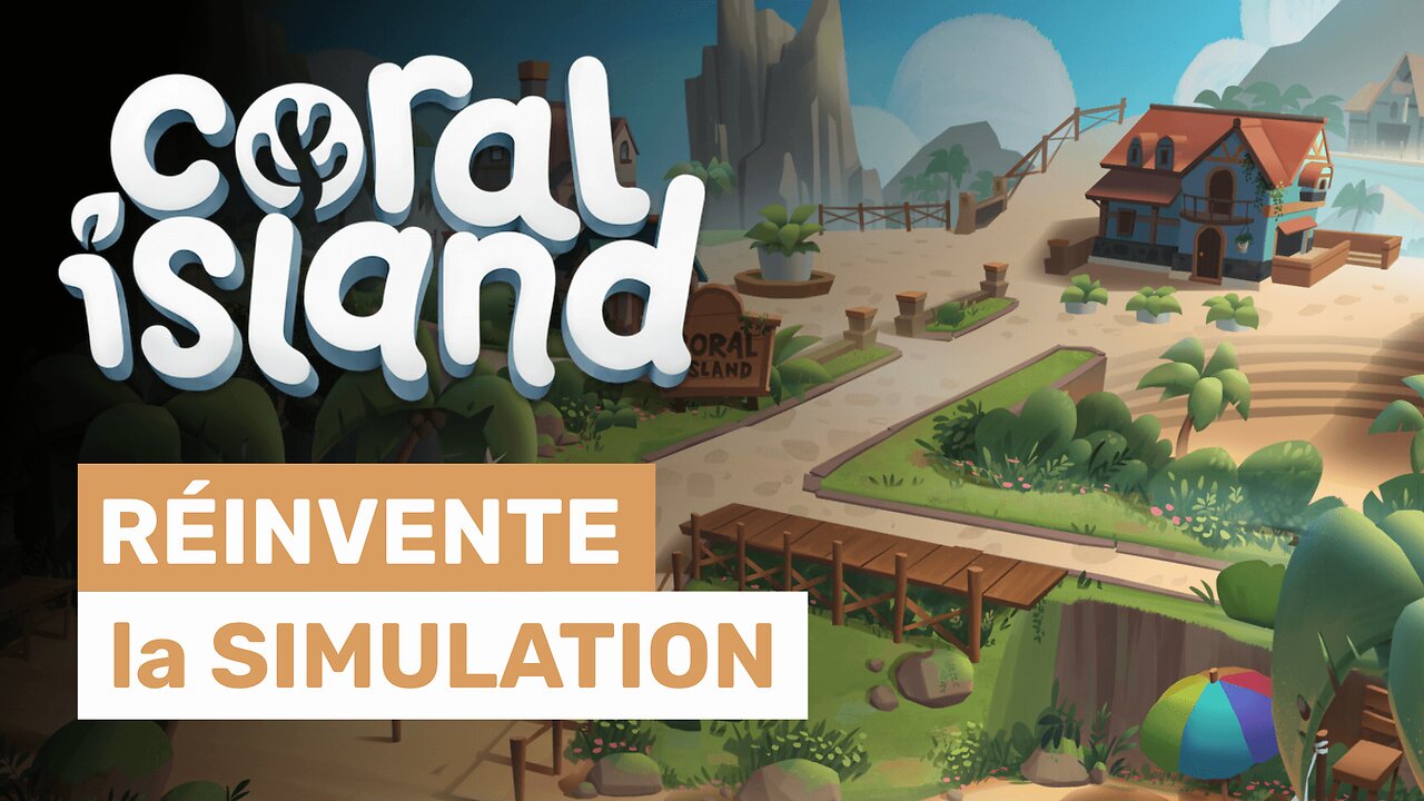 Coral island découverte & gameplay - Un jeu coloré et relaxant [FR]