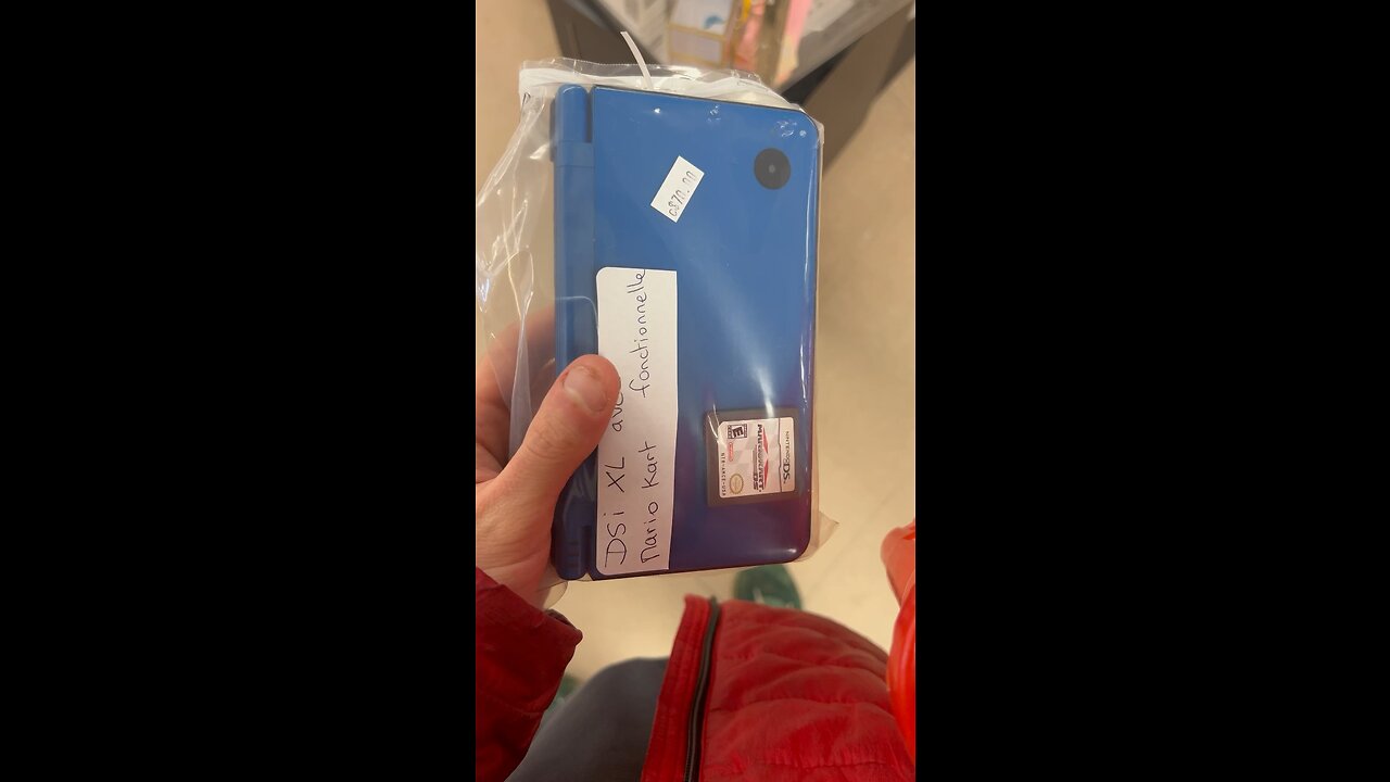 Founds a Nintendo DSI at the thrift!