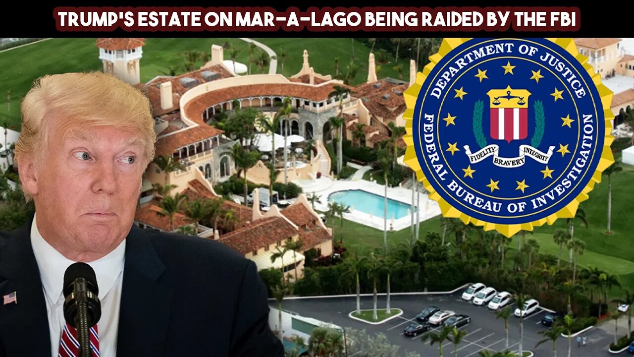 Trump's Estate On Mar A Lago Being Raided By The FBI