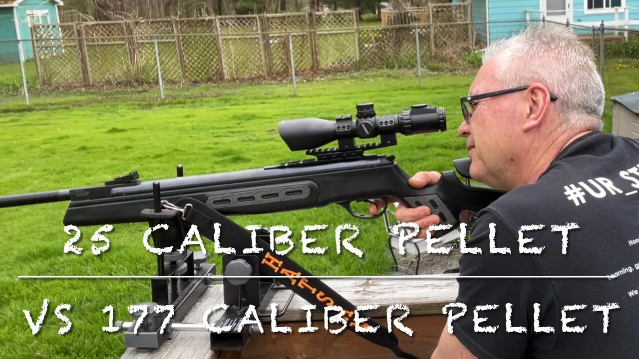 The science channel! .25 caliber vs. .177 with the Hatsan 125 and Ruger airhawk