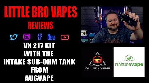 AUGVAPE VX217 KIT WITH THE INTAKE SUBOHM TANK