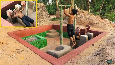 Unbelievable- Creative Man Make Gym Workout Tools For His Healthy