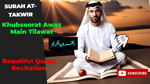 Surah At Takwir💯👍 | Tilawat quran pak | beautiful voice 2023 | khubsoorat awaz main tilawat🌹💝