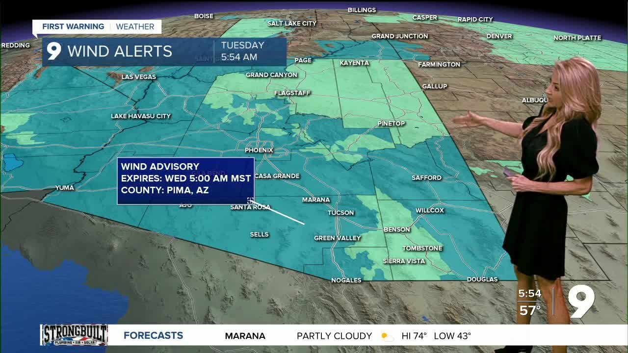 Strong winds followed by rain and much colder air