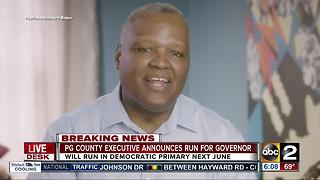 PG County Executive Rushern Baker announces run for mayor