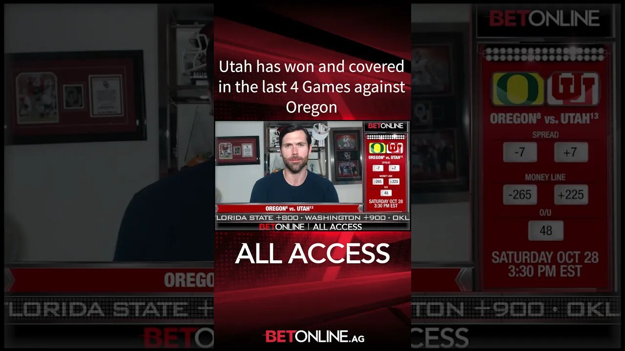 Will Utah extend their Home 'Win&Cover' streak over Oregon? #utahutes #oregonducks #ncaaf