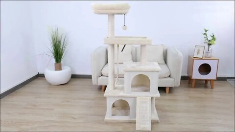 how to assemble cat tree, cat towerFunny cute pets lovers,