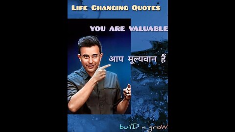 You Are Valuable | Motivational Quotes in Hindi| #Success #motivation #Rumble