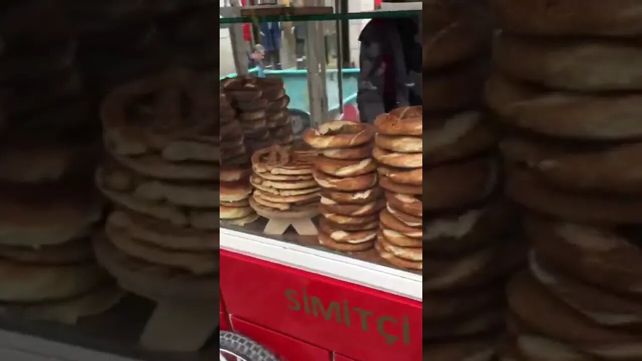 Sesame rings in Turkey #streetfood #foodshorts