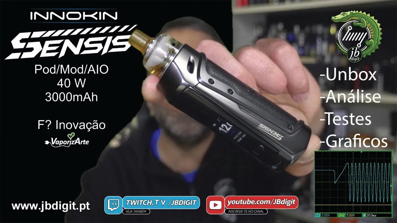 [PT] Innokin SENSIS (Pod/Mod/Aio) 3000mAh - Descobre o F! Inovação com futuro?