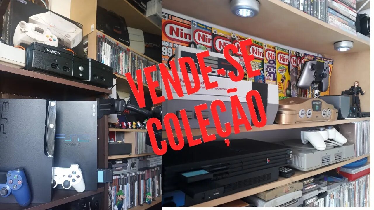 Monstrando todos os consoles a venda
