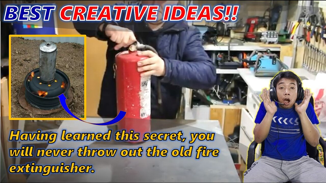 IDEA 07 - Having learned this secret, you will never throw out the old fire extinguisher