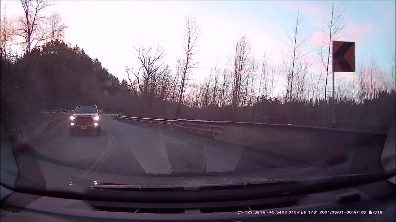 Ride Along with Q #114 -I-84EB Sunrise, Troutdale, Halsey, 181st 03/01/21 - DashCam Video by Q Madp