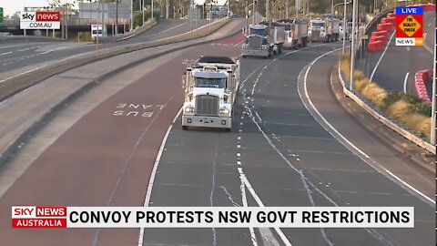 Aussie Truckers To Take Back Australia from Covid Tyrant Govt.