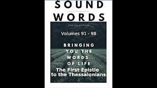 Sound Words, The First Epistle to the Thessalonians