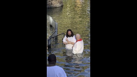 Baptizing Taylor in the Jordan River