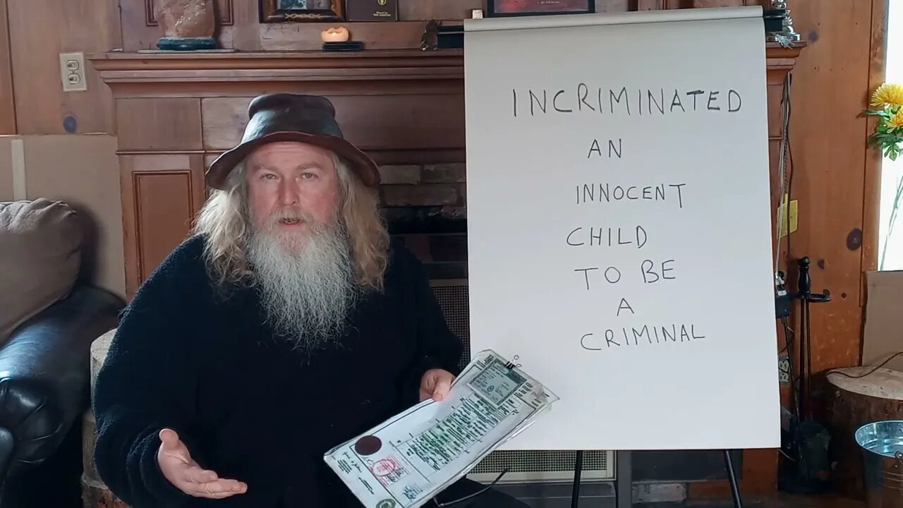 INCRIMINATED AN INNOCENT CHILD (of God) TO BE A CRIMINAL