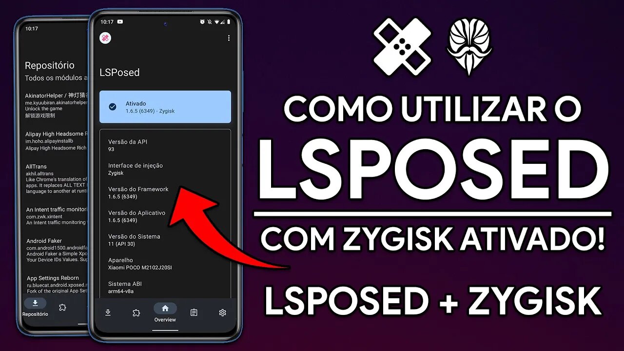 Como INSTALAR o LSPOSED com ZYGISK ATIVADO! | Lsposed Zygisk | Lsposed v1.7.1