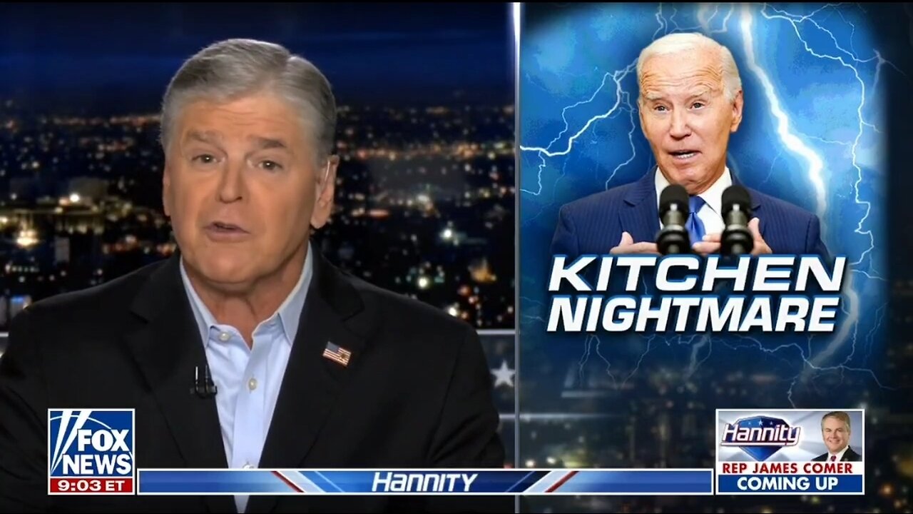 Hannity: Joe, Nobody Cares About Your Idiotic Small Kitchen Fire