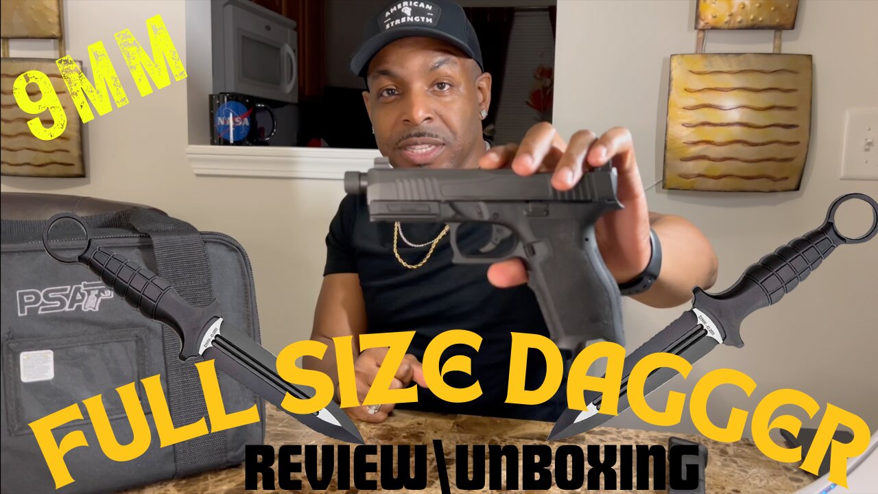 Full Size Dagger 9mm Review/Unboxing | Palmetto State Armory